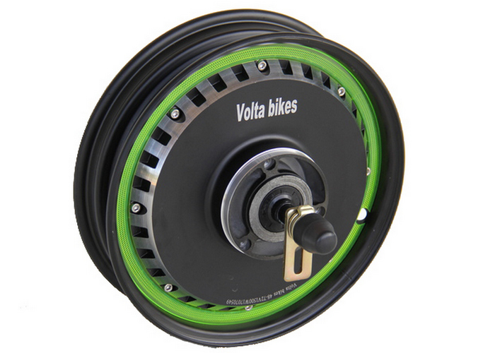 Купить Низкооборотное прямо-приводное мотор-колесо 48v1000w с ободом 10 ...