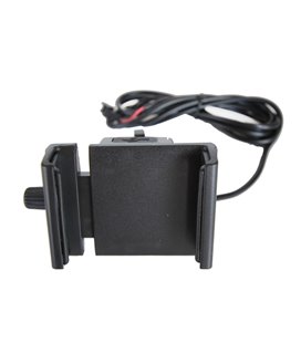 Держатель для смартфона с USB разъёмом на руль электротранспорта c АКБ 36v – 100v